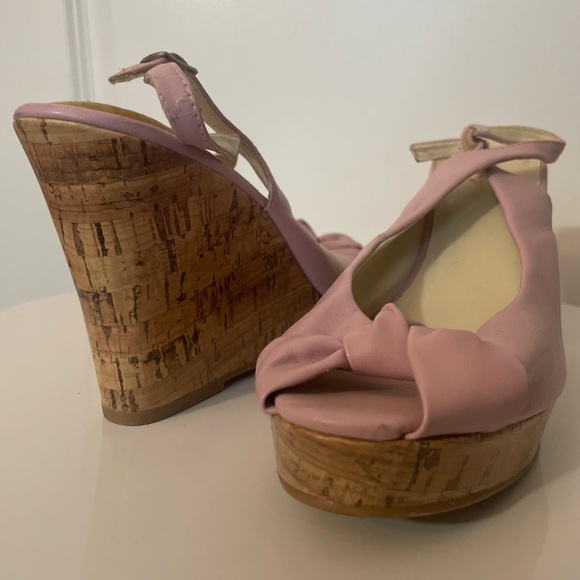 Qupid pale pink wedges - Picture 2 of 2